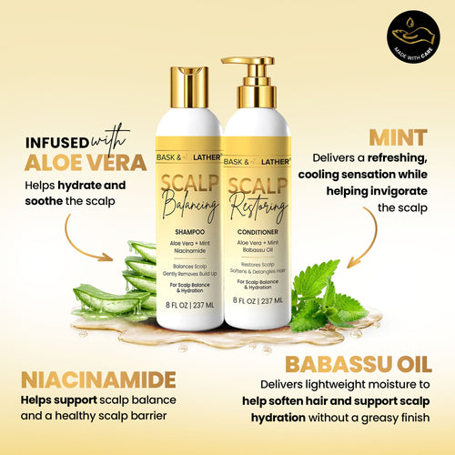 Scalp Balancing Shampoo & Scalp Restoring Conditioner Set