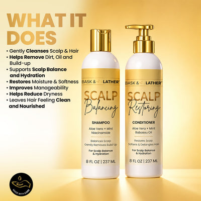Scalp Balancing Shampoo & Scalp Restoring Conditioner Set