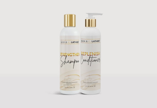 Strengthen & Replenish Shampoo and Conditioner Set - Anti-Breakage